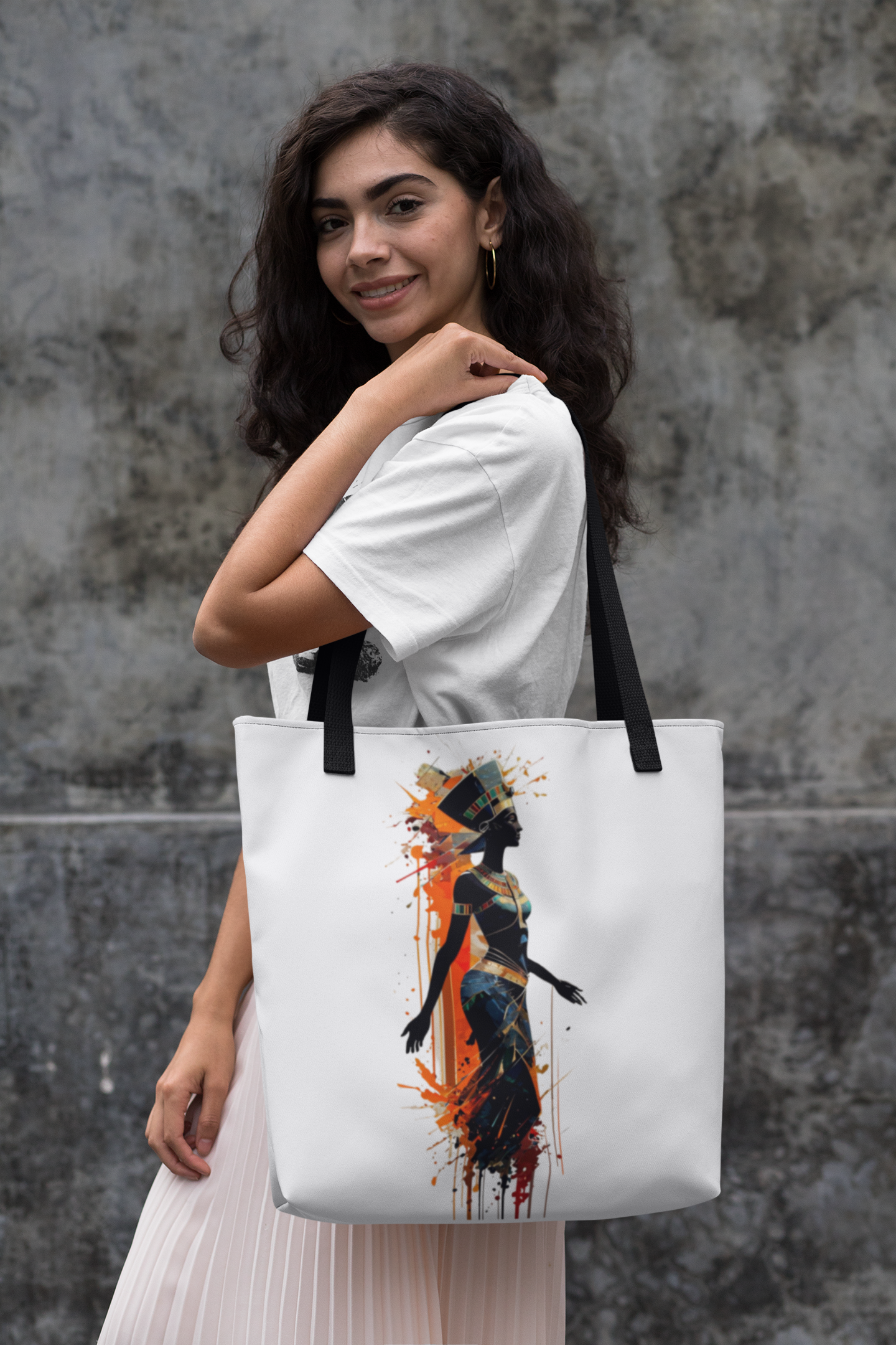 Nefertiti Vibes Tote Bag
