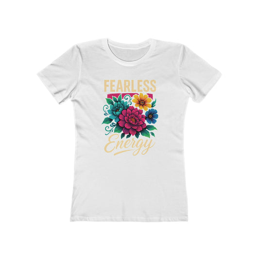 Fearless Energy Tee – Floral Graphic T-shirt for Women